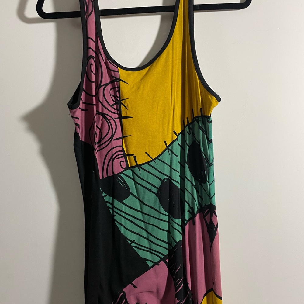 Disney Black and Gold Nightmare Before Christmas Sally bodycon